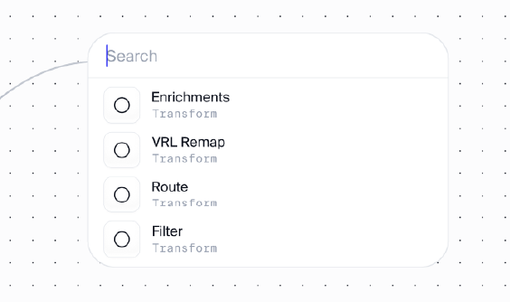 log normalization and transformation logproxy UI