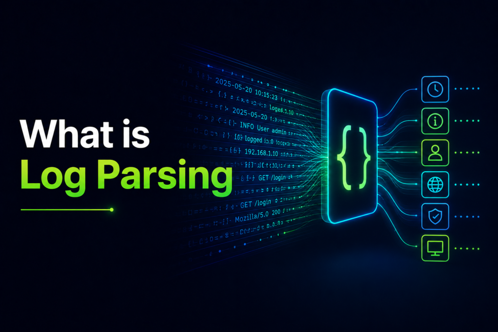 What is log parsing illustration